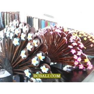 wood hair stick tropical flowers designs for women fashion